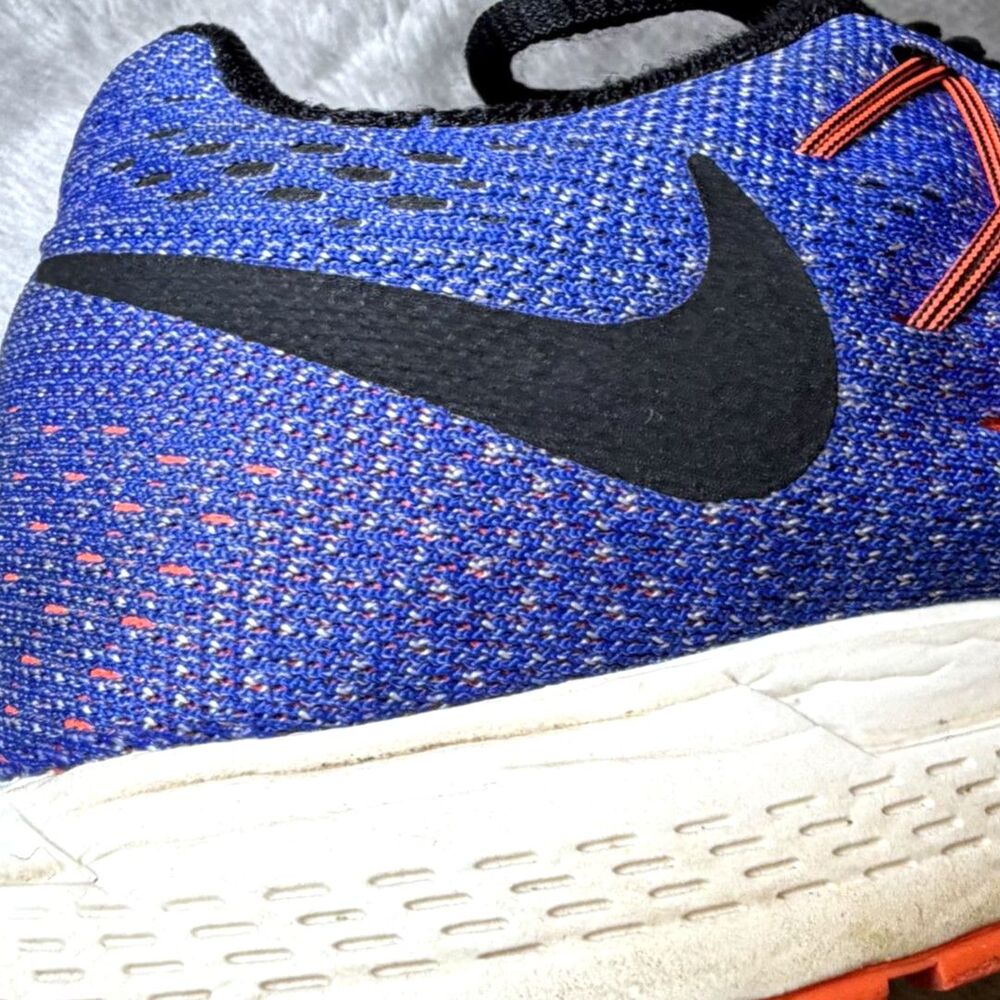 Nike Womens Size 7.5 Zoom Pegasus 32 Running Shoes Blue Orange Sneakers Flywire - Picture 9 of 12